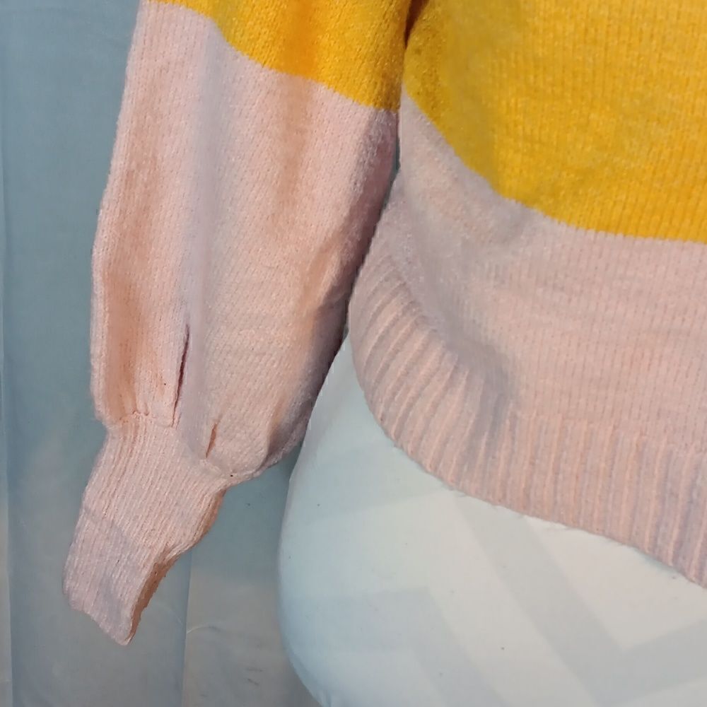 Wild Fable Colorblock Cropped Cardigan Sweater - Picture 6 of 9